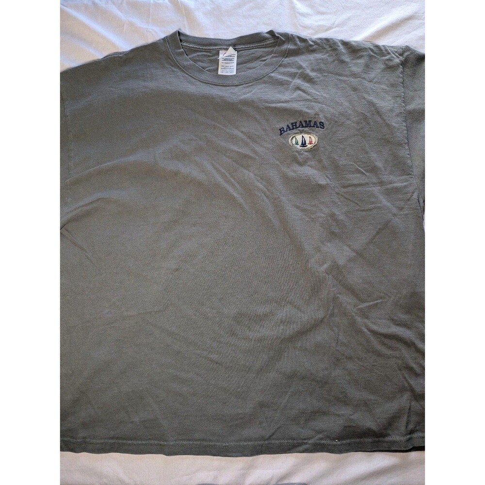 Vtg Delta Magnum Weight Men's Grey Bahamas Graphic T-Shirt 2XL